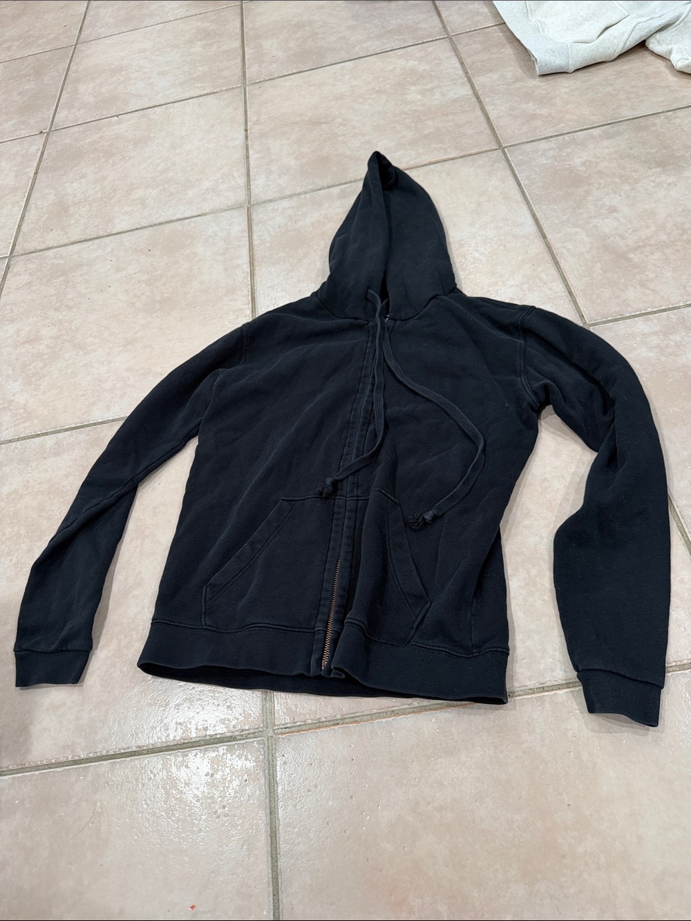 Empower size small Black Zip-Up Hooded Sweatshirt @@@